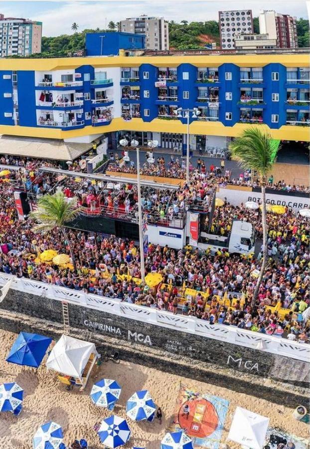 Flat O Point Do Carnaval Do Farol Da Barra Apartment Салвадор Екстериор снимка